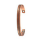 Copper Bangle - Magnetic -  Mesh Pattern