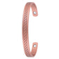 Copper Bangle - Magnetic - Pressed pattern
