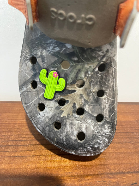 Croc Charm - cactus