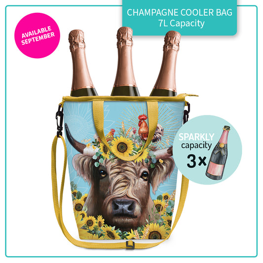 Lisa Pollock - Champagne cooler bag - Sunny Highland