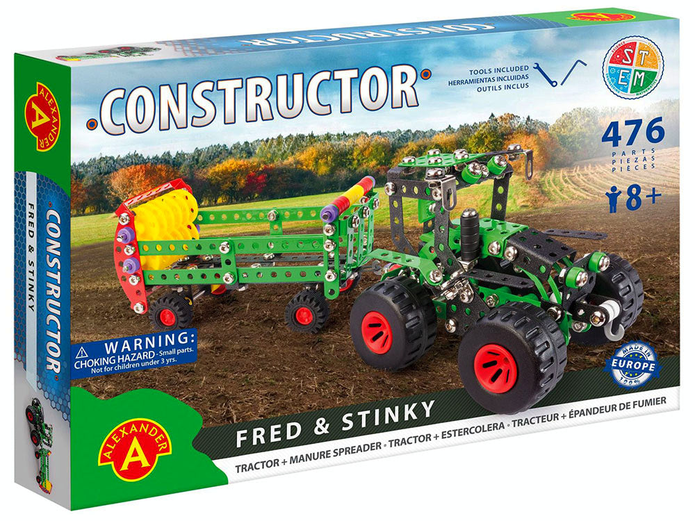 Constructor - FRED & STINKY TRACTOR SET 476p