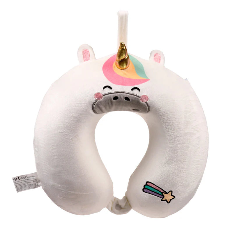 Foam Neck Support Travel Pillow - Astra the unicorn