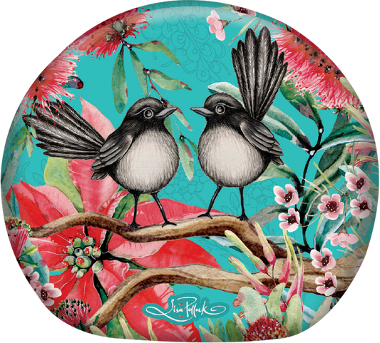 Lisa Pollock Travel Case -  Willy Wagtails