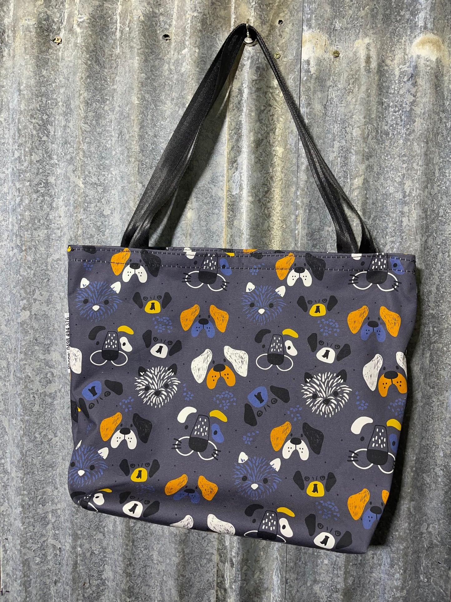 Ready made Fabric Shopping bag - dogs