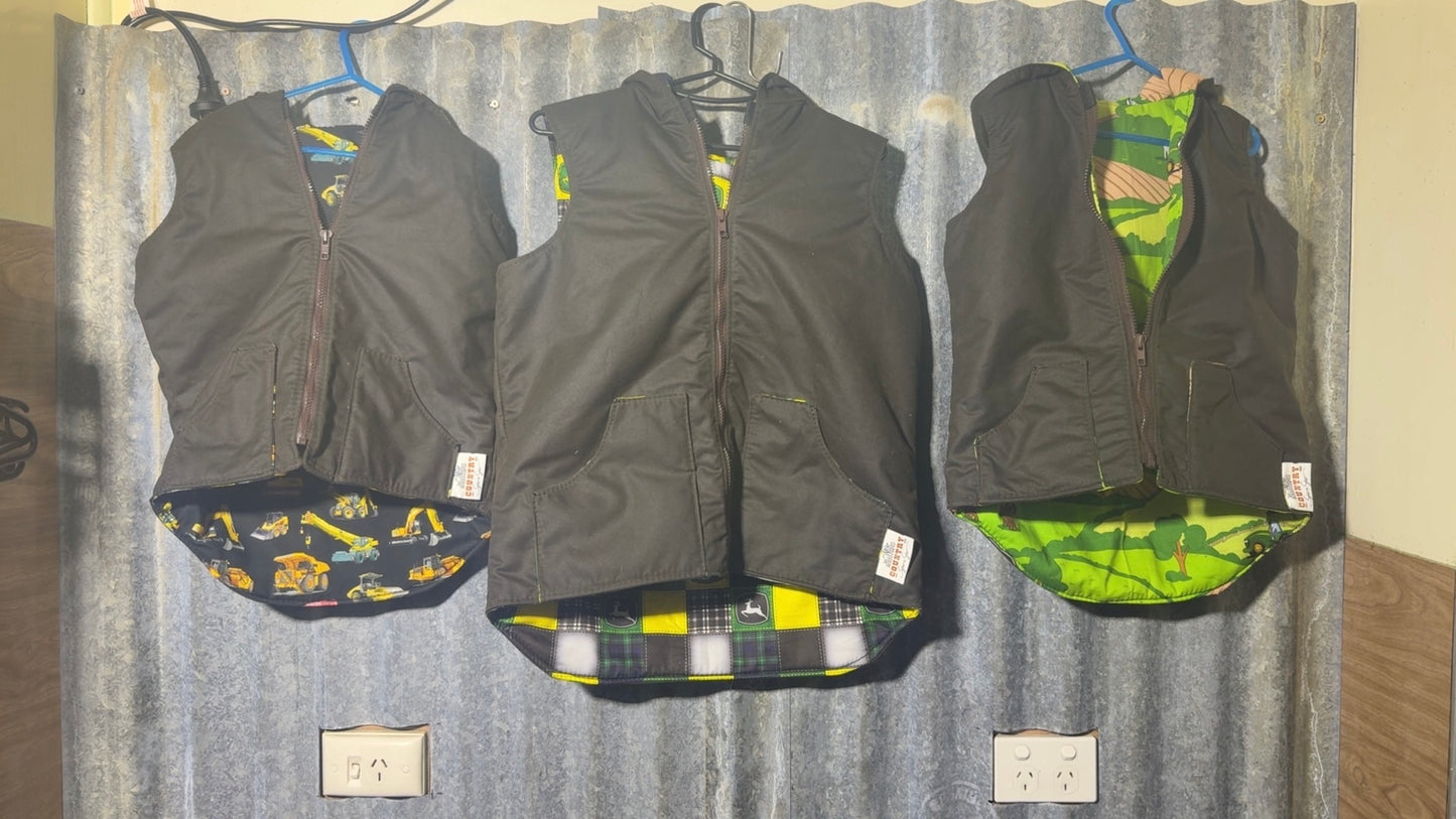 Kids Oil Skin Vest