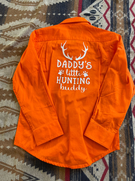 Kids Pilbara Shirt - Daddy's little hunting buddy - size 5-6