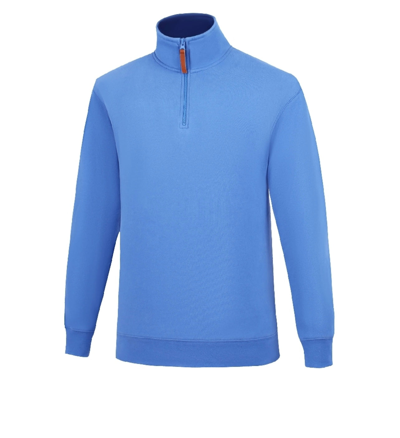 Pilbara Women's Classic Zipper C/F Fleece Pullover - cornflower