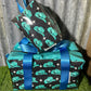 Ready made Overnight bag and toiletry bag set - cowboy hats