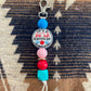 Keyring, beaded - it’s a beautiful day to save lives