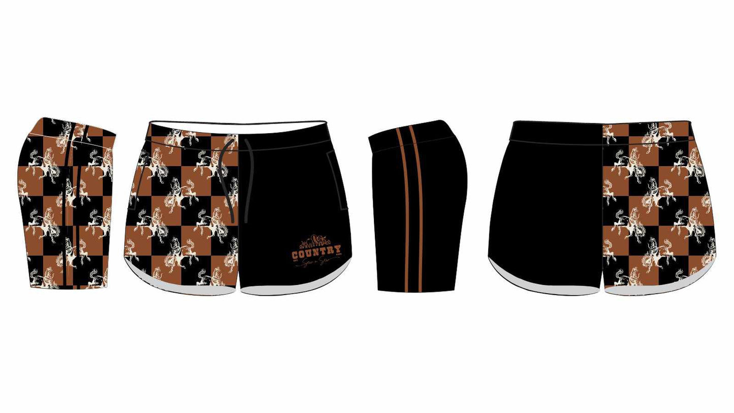 Pre order Footy Shorts - Broncos