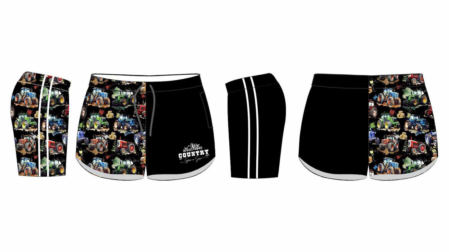 Pre order Footy Shorts - Tractor porn