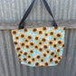 Fabric Shopping bag - (Ready  Made) - Sunflowers