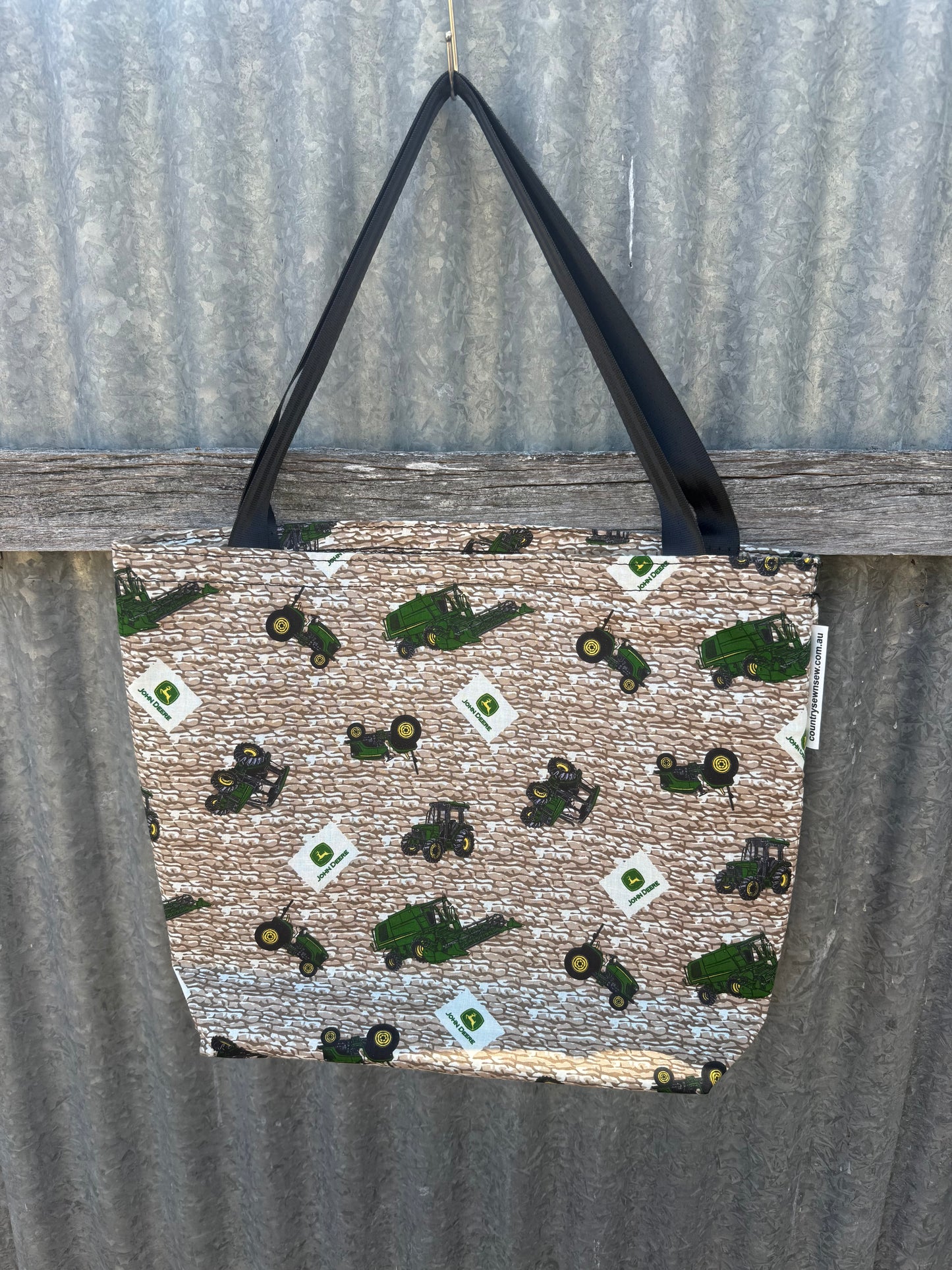 Fabric Shopping bag - (Ready  Made) - J Deere