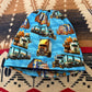 Fabric sock savers- Road trains blue