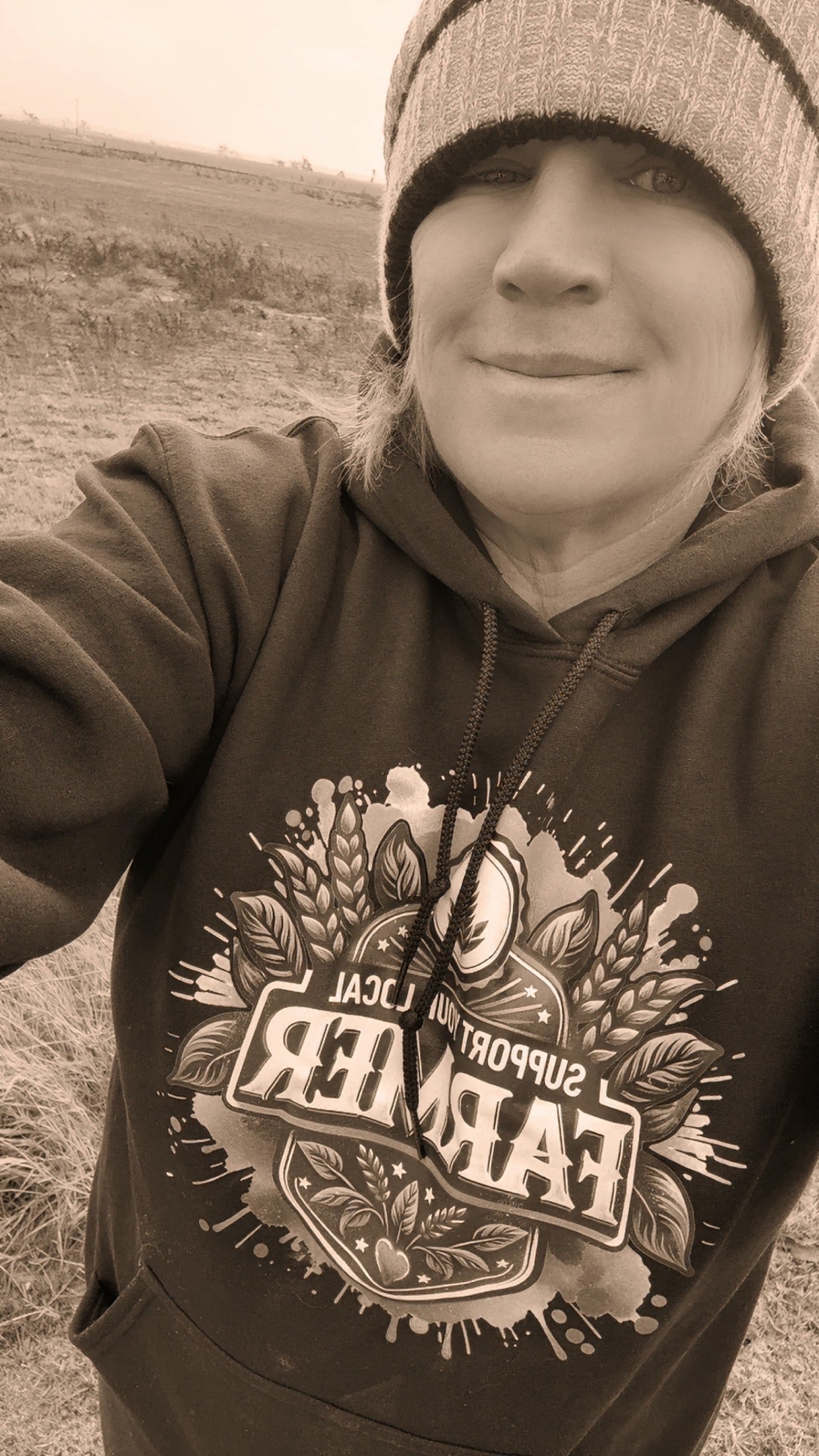 Farming Hoodie - (proceeds donated) Support your local farmer