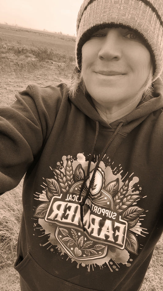 Farming Hoodie - (proceeds donated) Support your local farmer