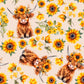 Pre Order Swag Blanket - Highlands and sunflowers