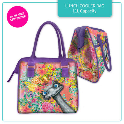 Lisa Pollock - Lunch Tote cooler bag - Happy Emu