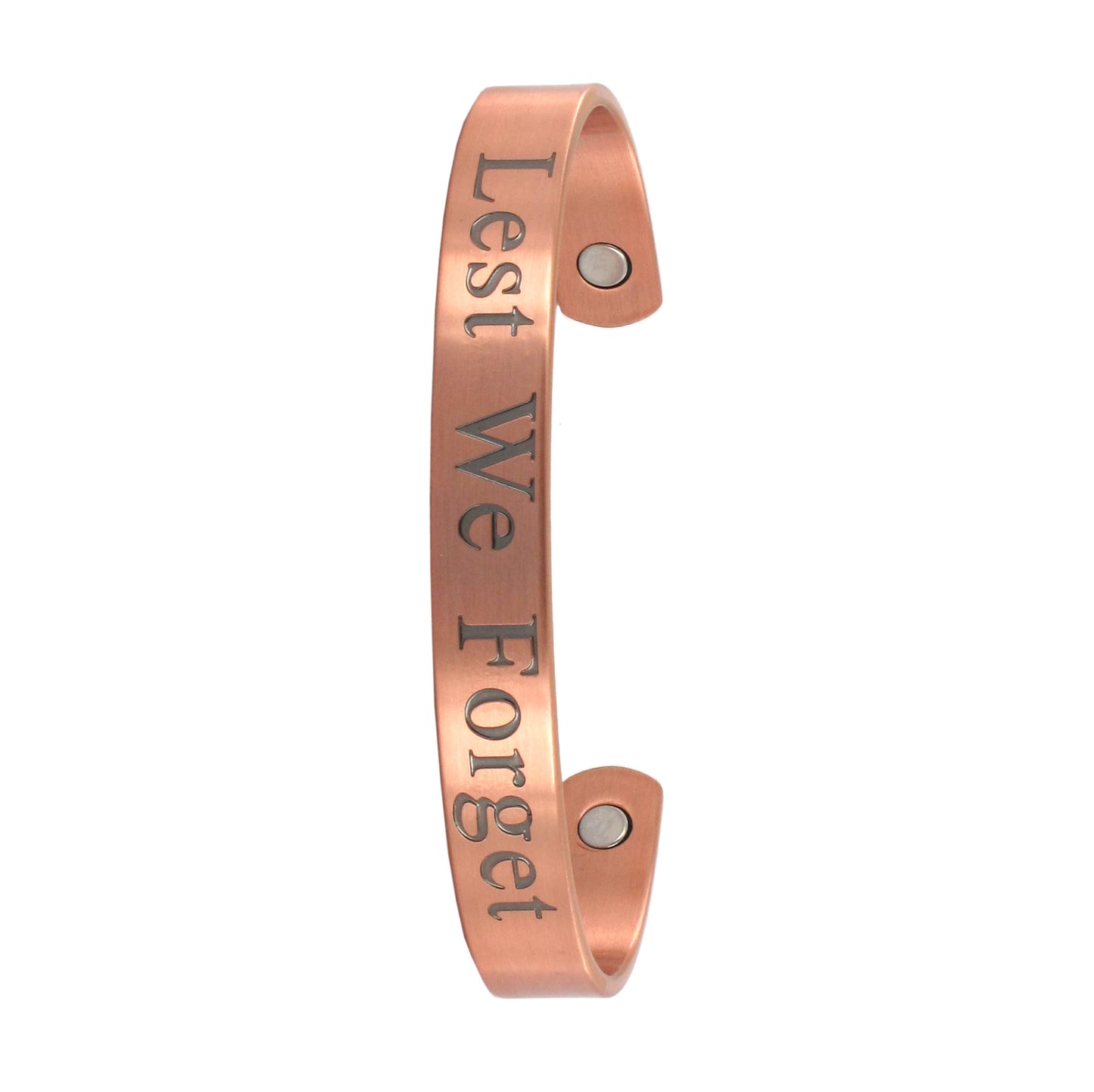 Copper Bangle - Magnetic - Lest we forget