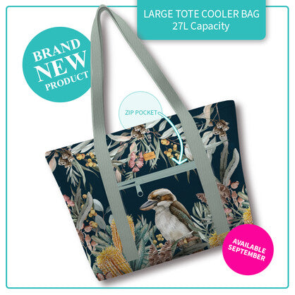 Lisa Pollock - Large tote cooler bag - Bush Guardian