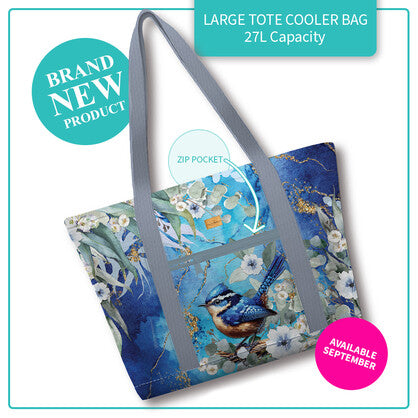 Lisa Pollock - Large tote cooler bag - Cheeky Wrens