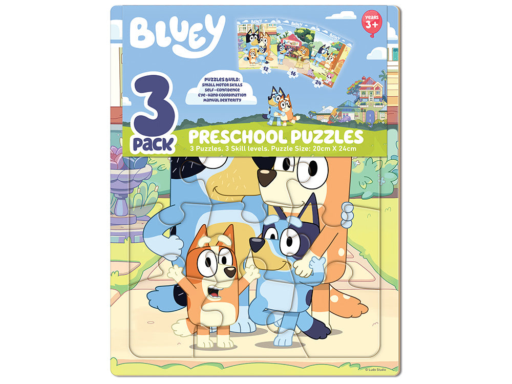 Kids Puzzle - 3 PACK PRESCHOOL PUZZLES