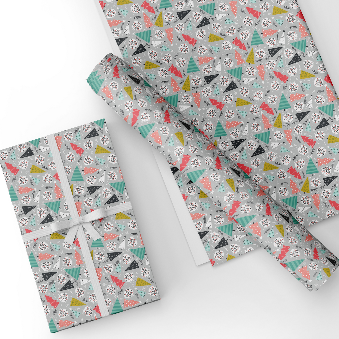 Christmas wrapping paper - sweary