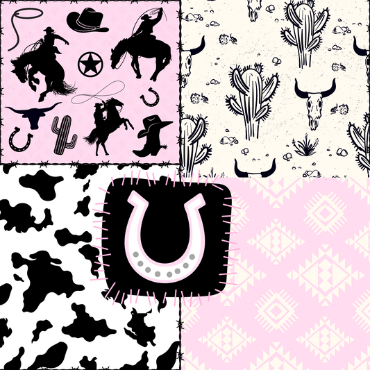 Pre Order Swag Blanket - Pink rodeo patch