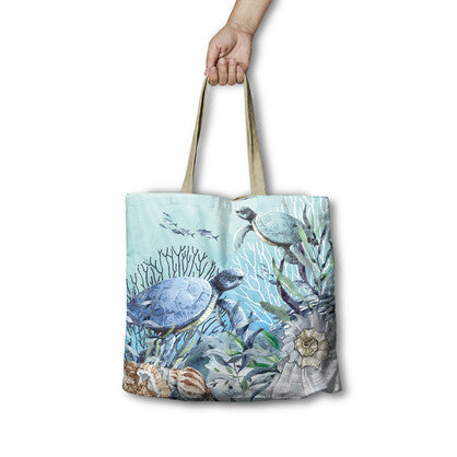 Lisa pollock shopping bag - Reef Turtles