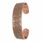 Copper Bangle - Magnetic - Celtic Knot