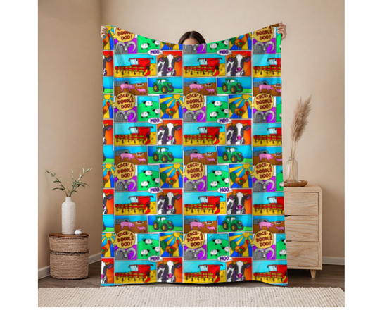 Pre Order Swag Blanket - Farming comic