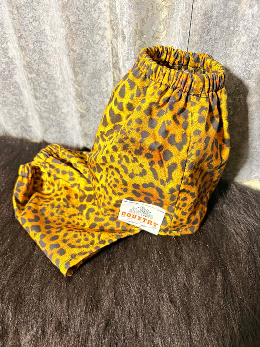 Fabric sock savers- Leopard Print