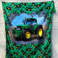 Pre Order Swag Blanket - Green Tractor panel