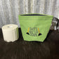 Embroidered Canvas Toilet Roll Bag.