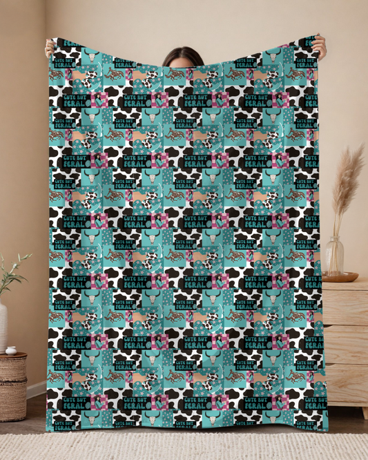 Pre Order Swag Blanket - Cute but feral