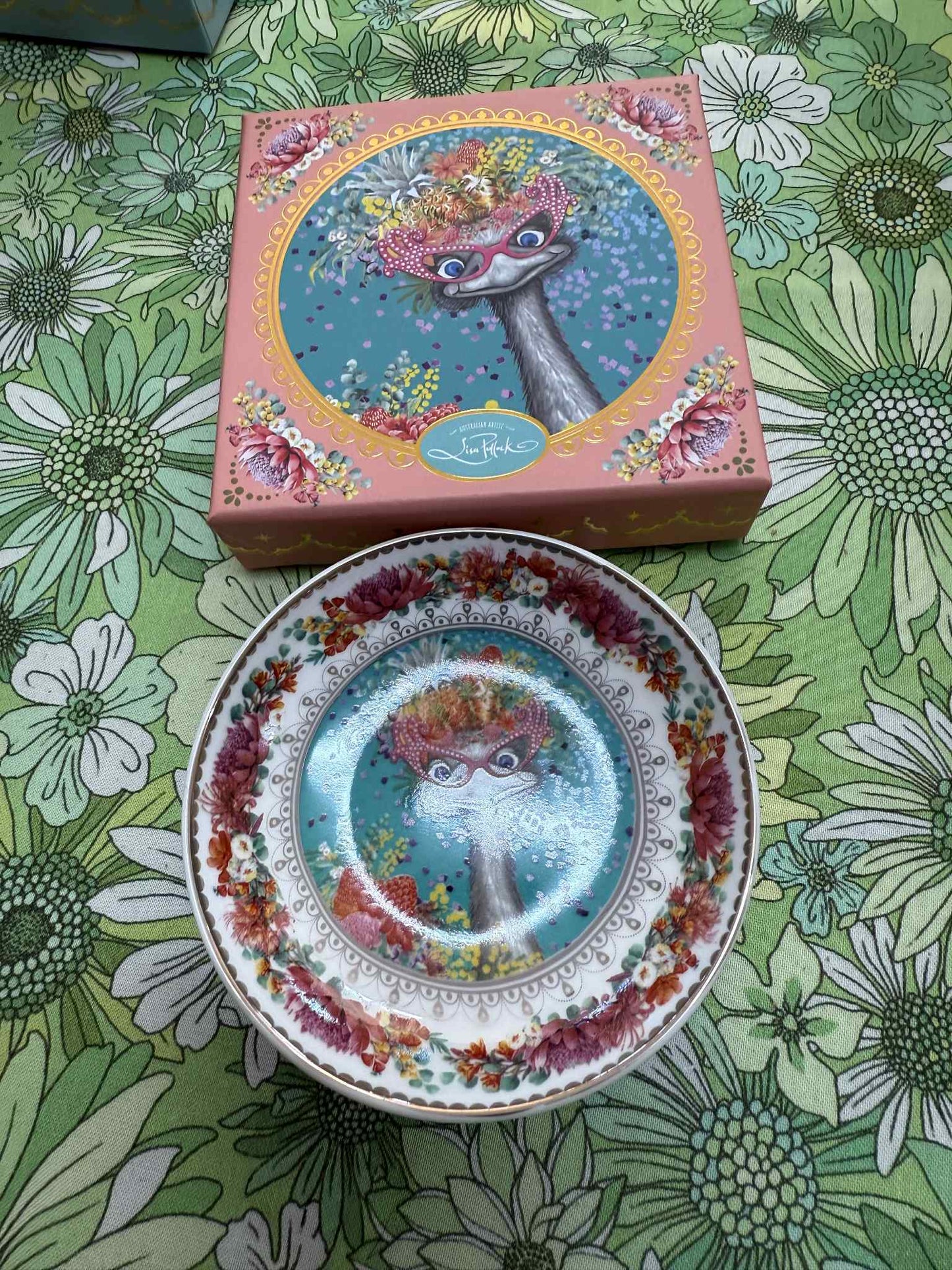Trinket Dish, Ceramic - Edna Emu