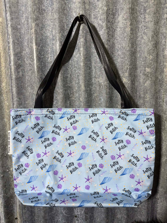 Fabric Shopping bag - (Ready Made) -SWEARING - Salty Bitch
