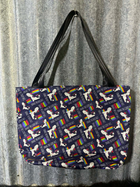 Fabric Shopping bag - (Ready Made) -SWEARING - Inhale the good shit