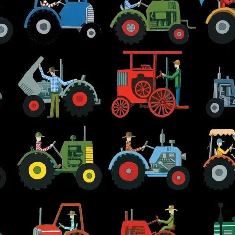 Red Tractor farm Swag Blanket - tractor