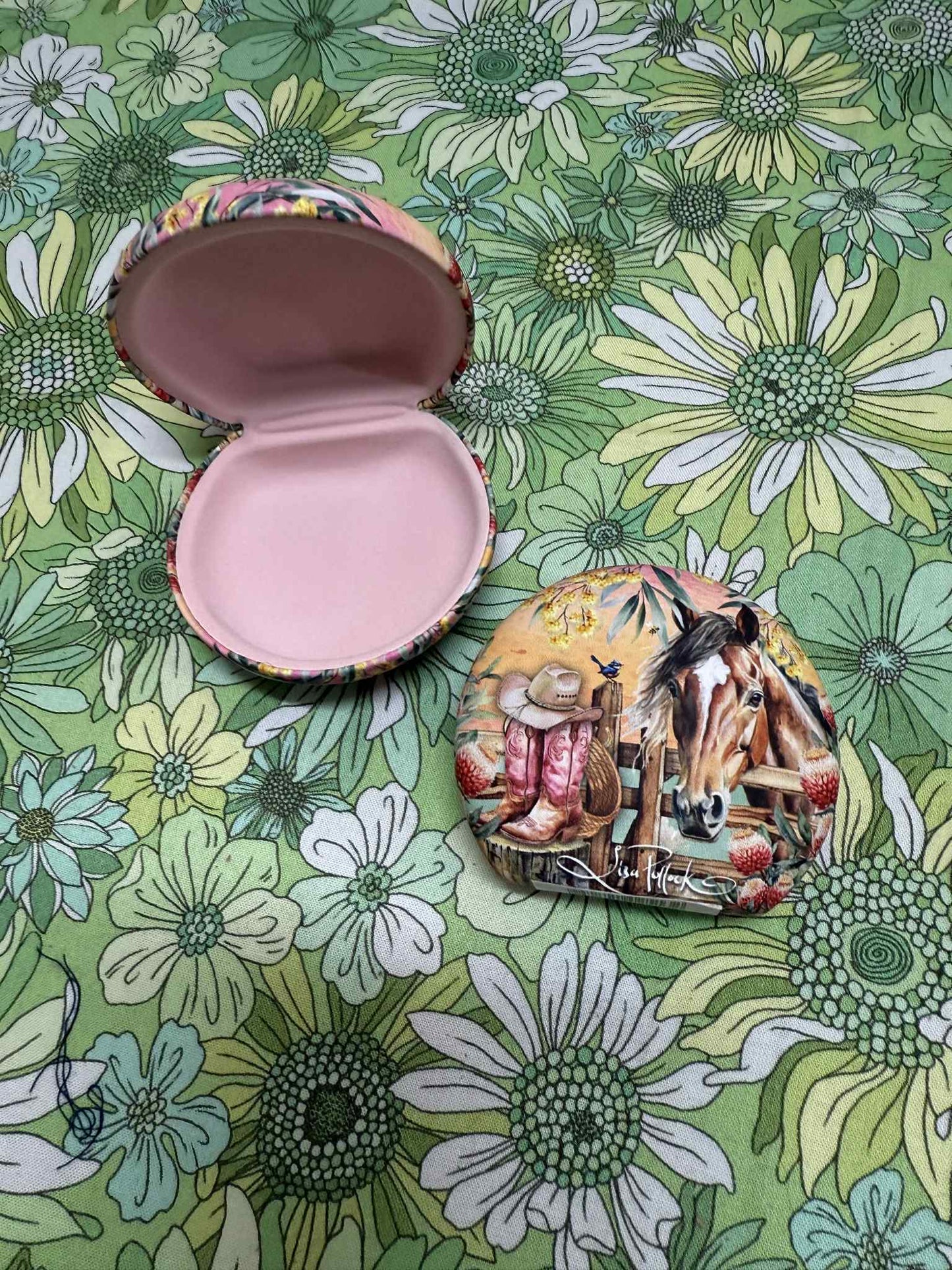 Lisa Pollock Travel Case - Country Dusk