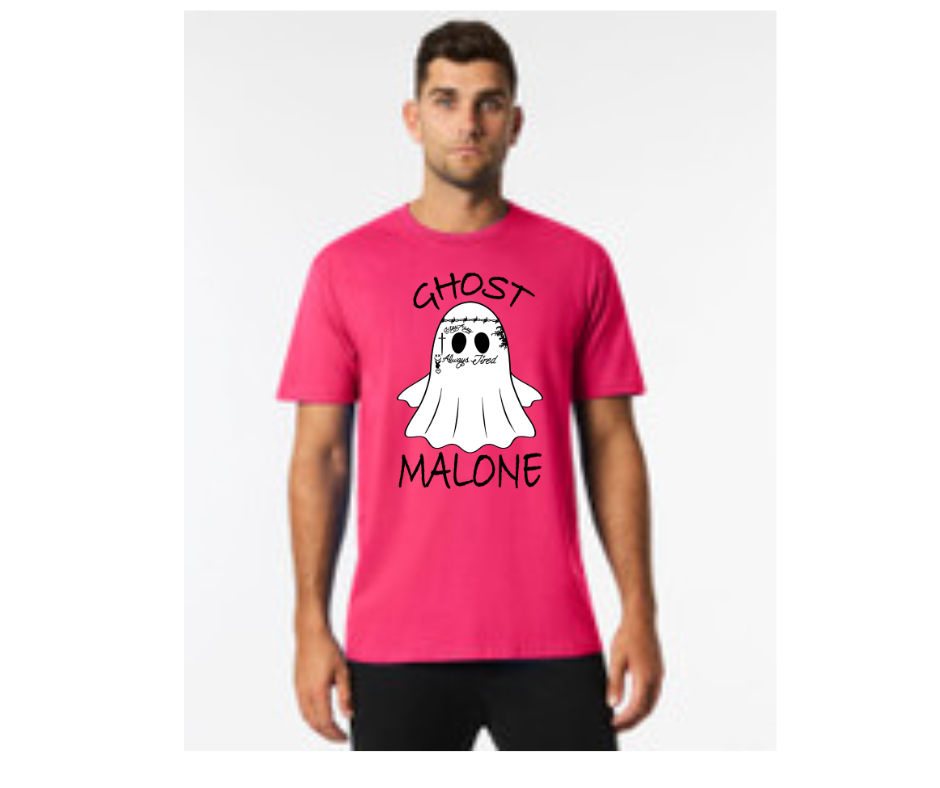 Pre order Halloween T shirt - Ghost Malone