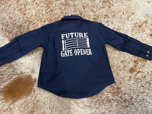 Kids Pilbara Shirt - Future gate opener