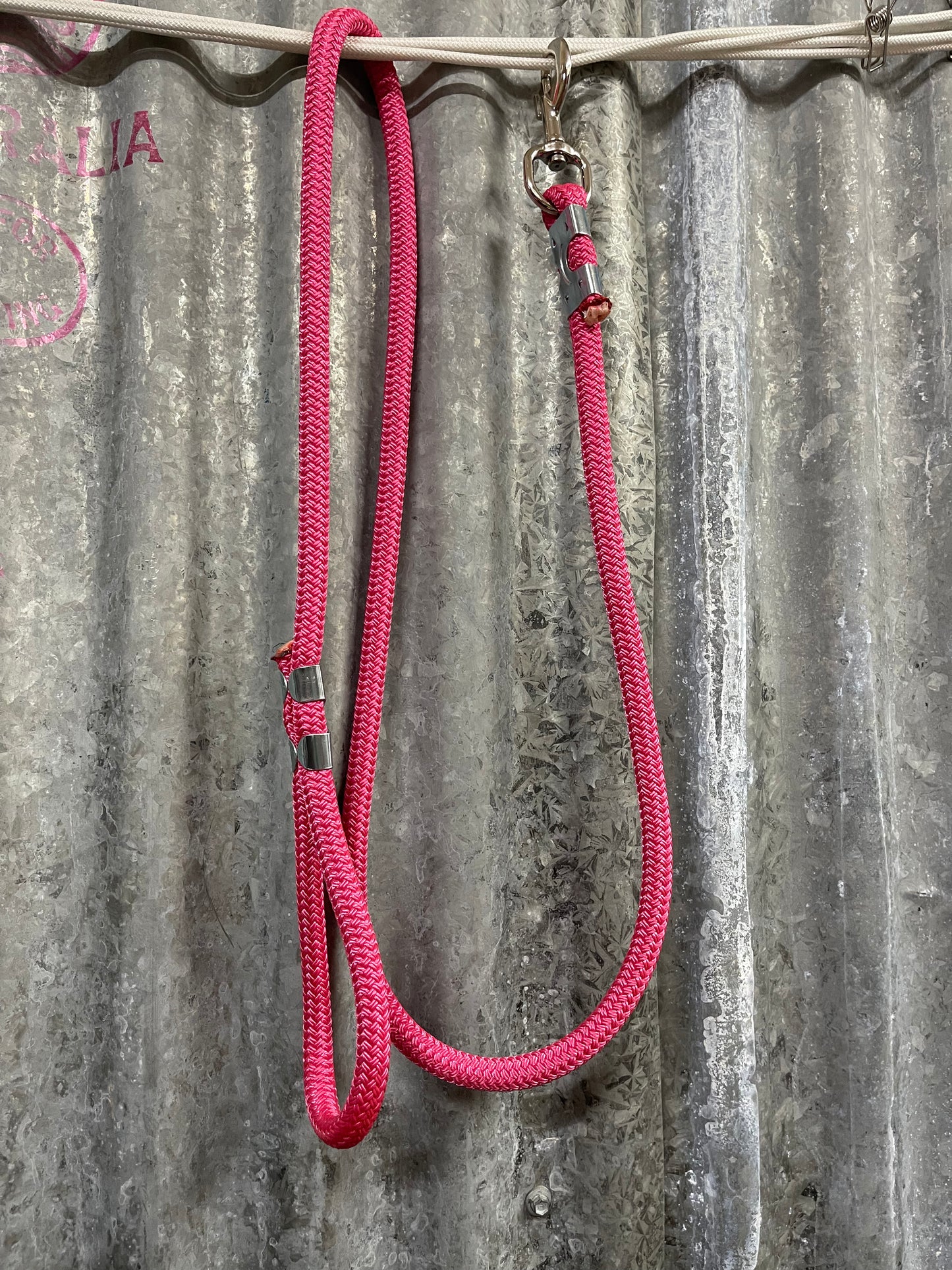 Dog Lead - Pink rope