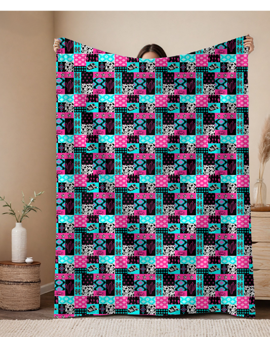Pre Order Swag Blanket - Neon Aztec