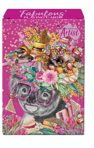 Lisa Pollock  - "Fabulous" Playing Cards - OZ Foodie Koala