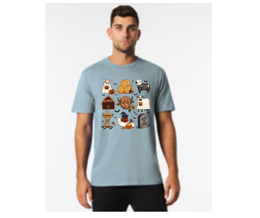 Pre order Halloween T shirt - Rest in Farm