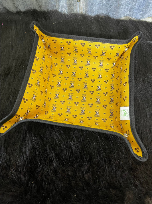 Vinyl trinket tray - Cows