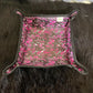 Vinyl trinket tray - Pink camo