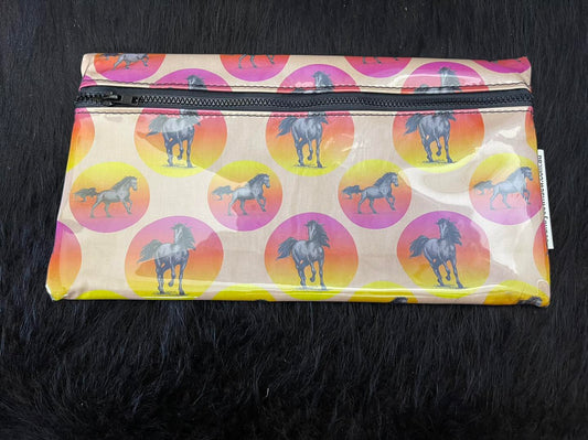 Readymade Pencil cases - Horses bright