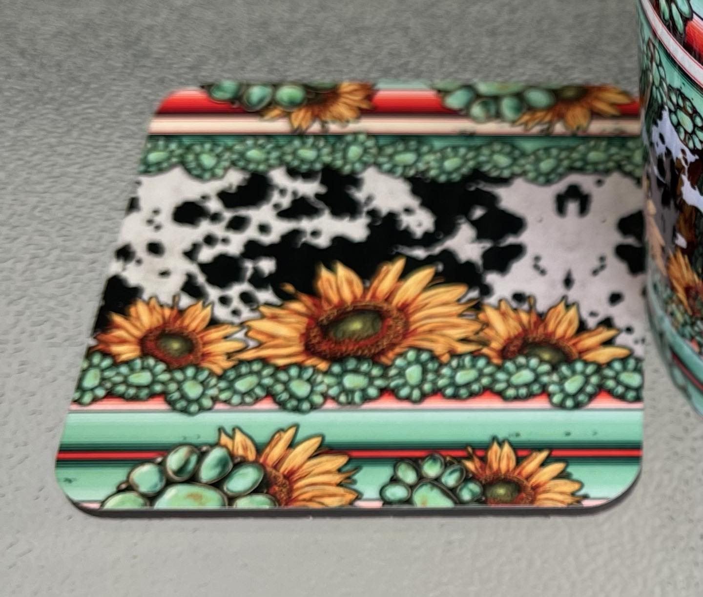 Coasters - cork backed